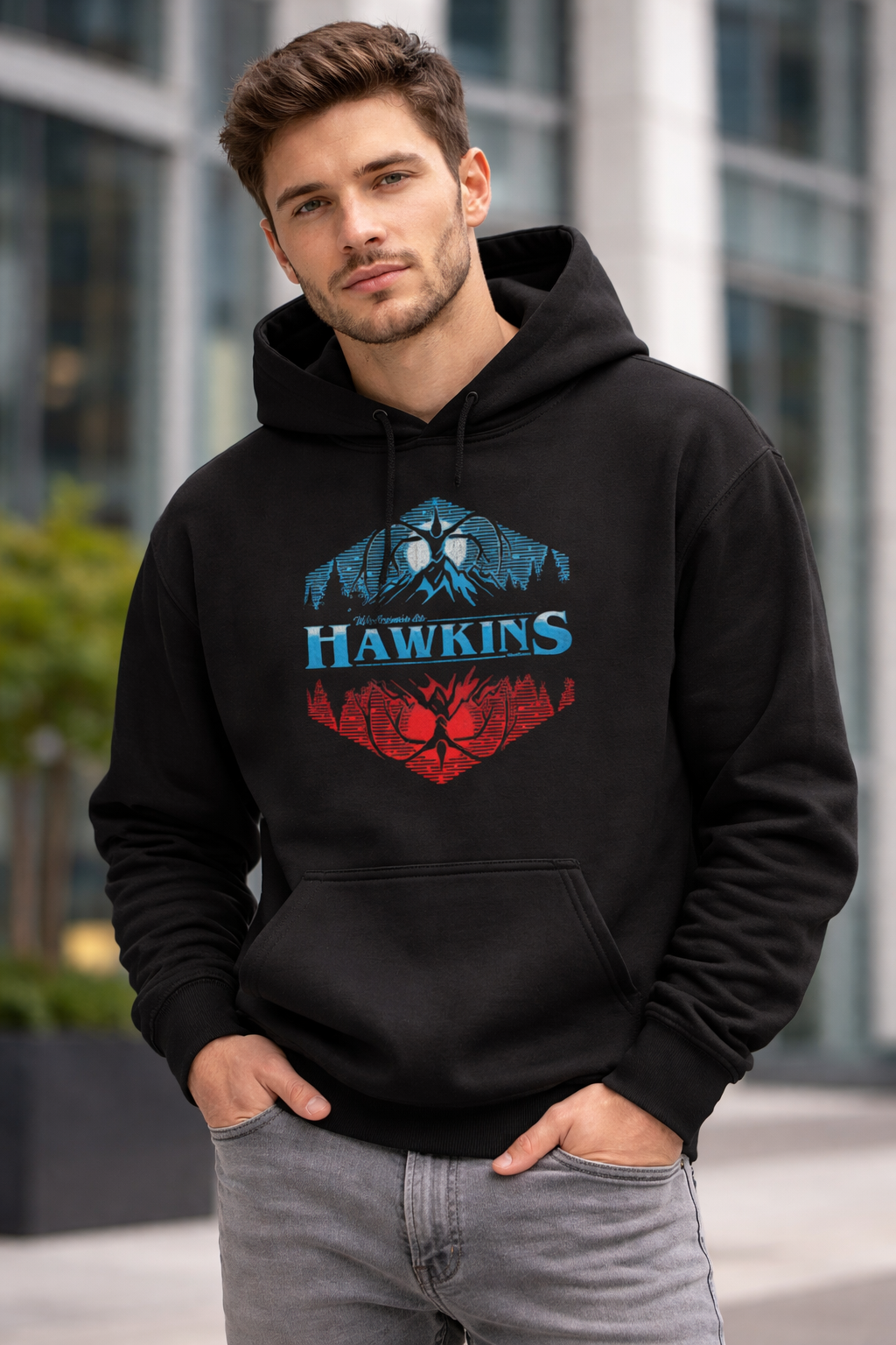 Upside Down Emblem Hoodie