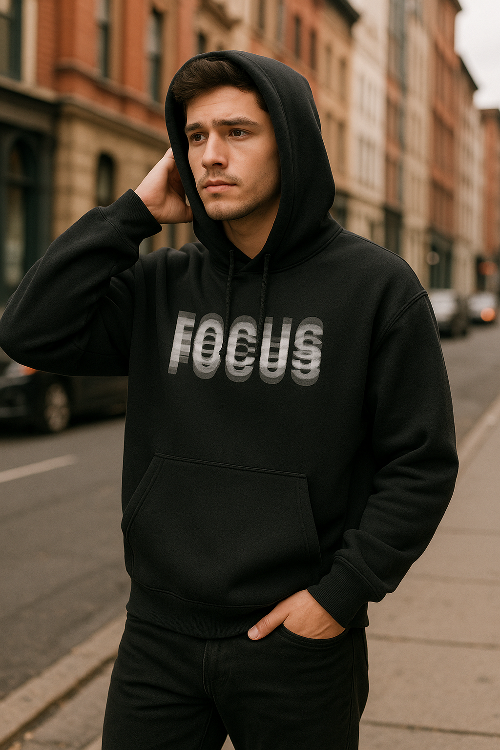 Focus Oversized Hoodie