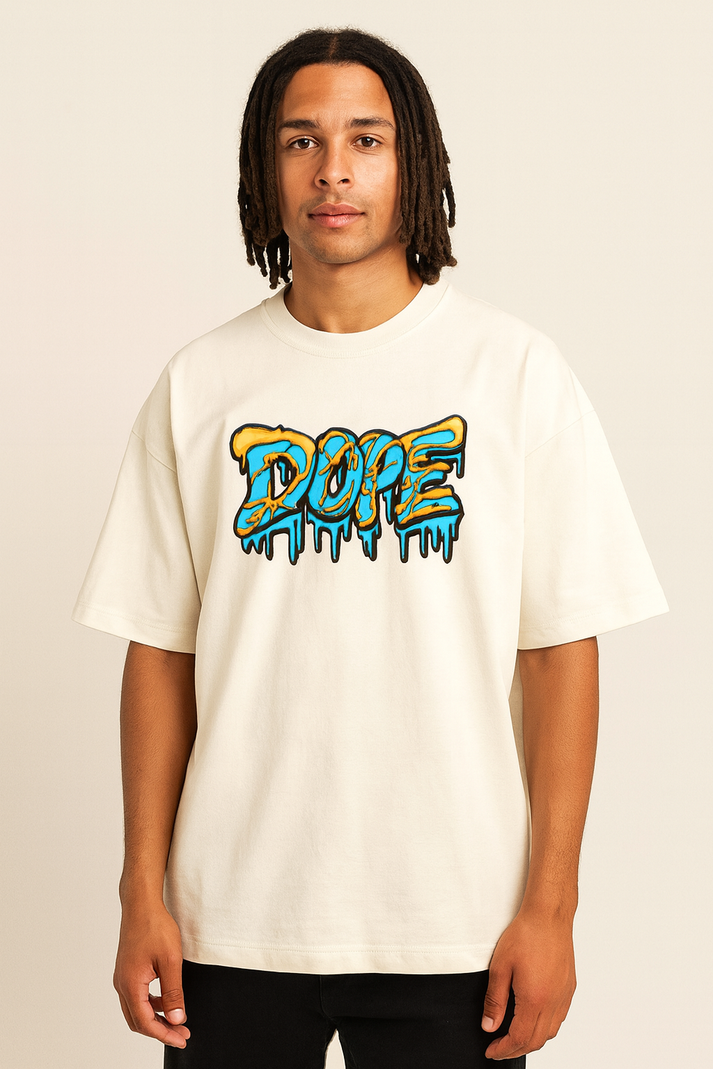 DOPE DRIP Unisex Terry Oversized Tee
