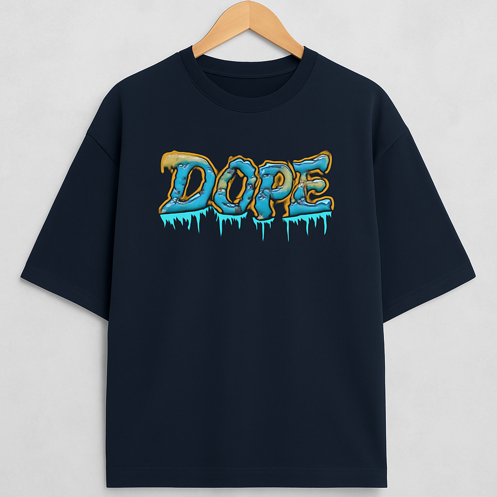 DOPE DRIP Unisex Terry Oversized Tee