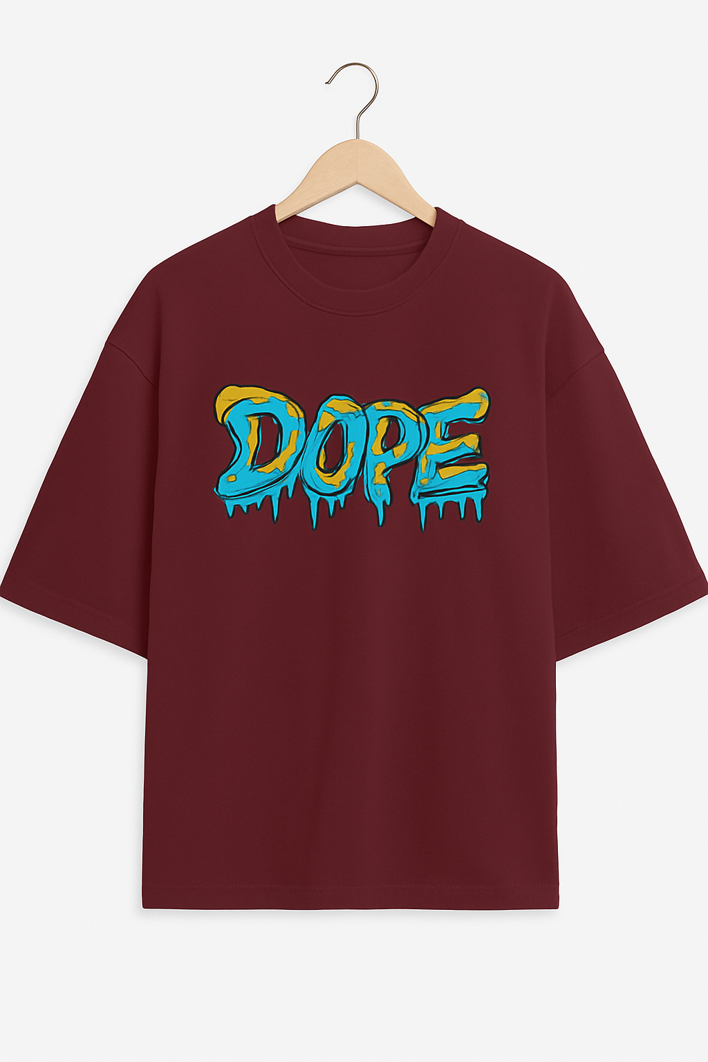 DOPE DRIP Unisex Terry Oversized Tee