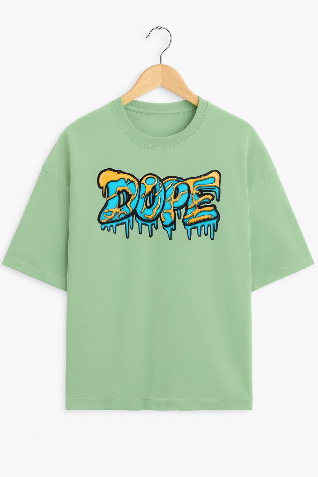 DOPE DRIP Unisex Terry Oversized Tee