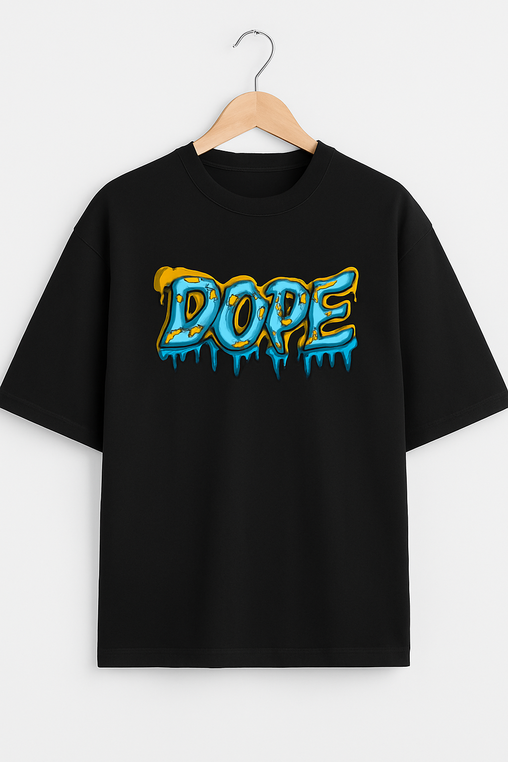DOPE DRIP Unisex Terry Oversized Tee